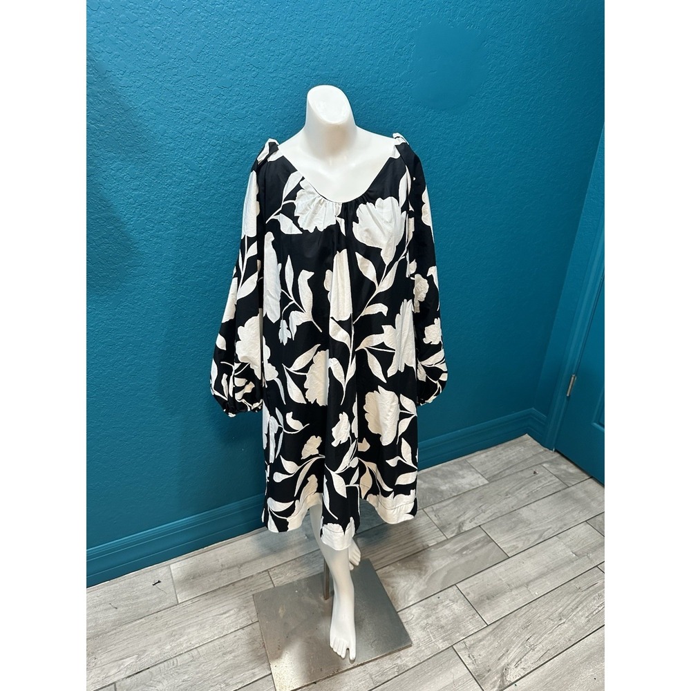 Classic Rose Poplin Long Sleeve Mini Dress Kate Spade New York x Target S - Picture 2 of 8